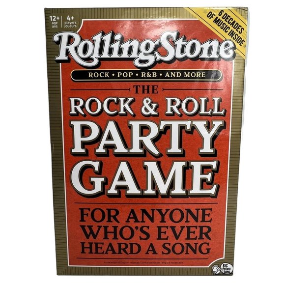 Rolling Stone The Rock and Roll Trivia Party Game 6 Decades Of Music 2019 New - Picture 1 of 12